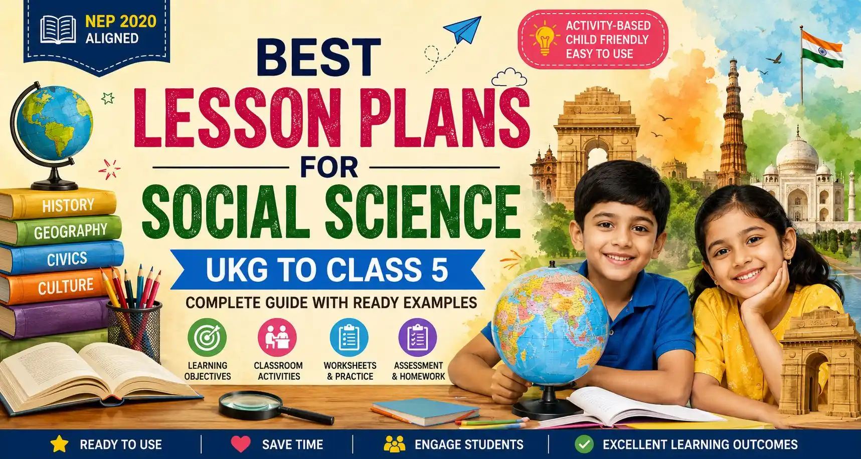 Best Lesson Plans for Social Science UKG to Class 5