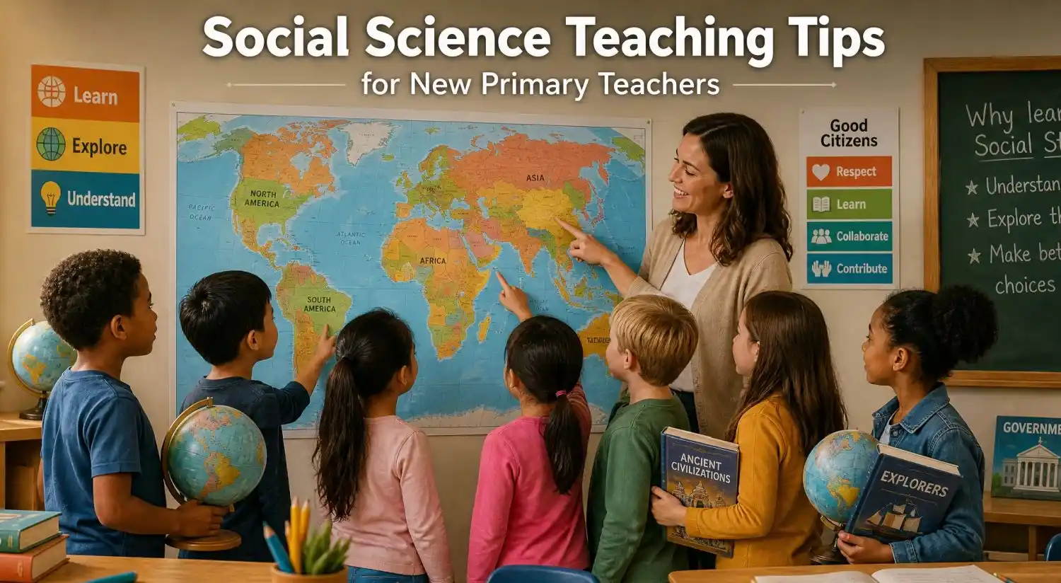Social Science Teaching Tips for New Primary Teachers